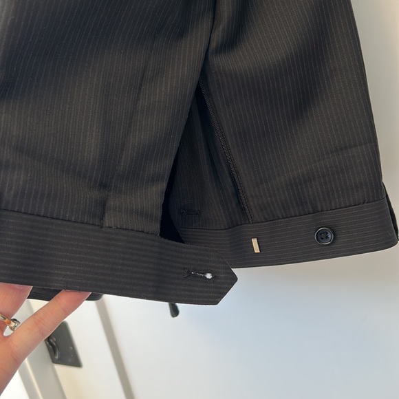 Pronto Uomo Couture Black Pinstripe Suit - Picture 6 of 9